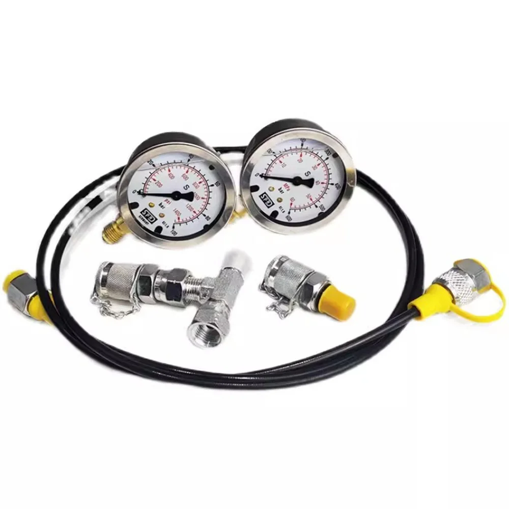 

For Hydraulic Oil Pressure Gauge Pressure Gauge Test Pressure Detector Hydraulic Pump Pressure Test Pilot Pump Excavator Parts