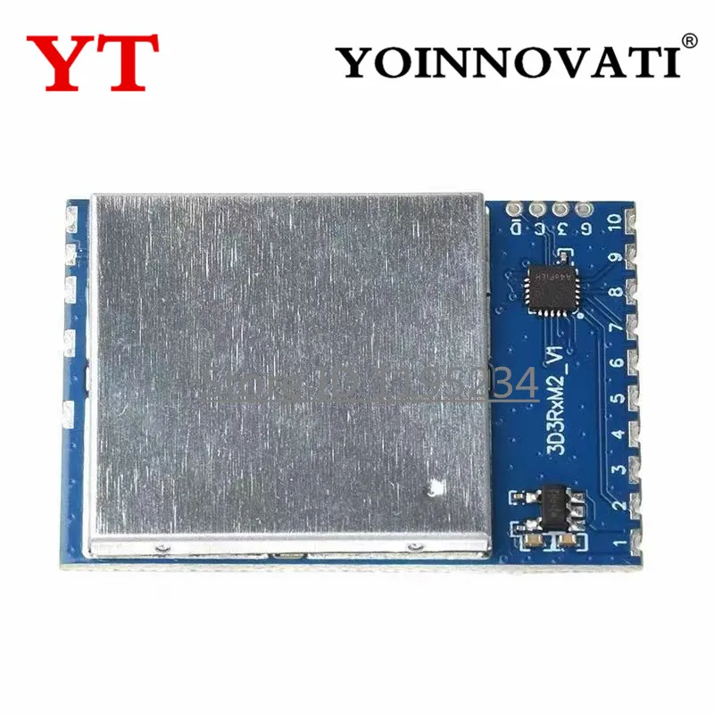 

3D3RxM2 3.3G FPV VRX Module 16 Channels Analog Wireless FPV Audio Video Transmission Receiver Module SPI Mode Switch Control