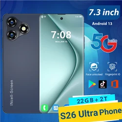 2024 Android-смартфон S26 Ultra NFC 5G Dual SIM Wi-Fi Card celulares Global Unlocked 16G + 1T 8000 мАч 7,3-дюймовые мобильные телефоны Google