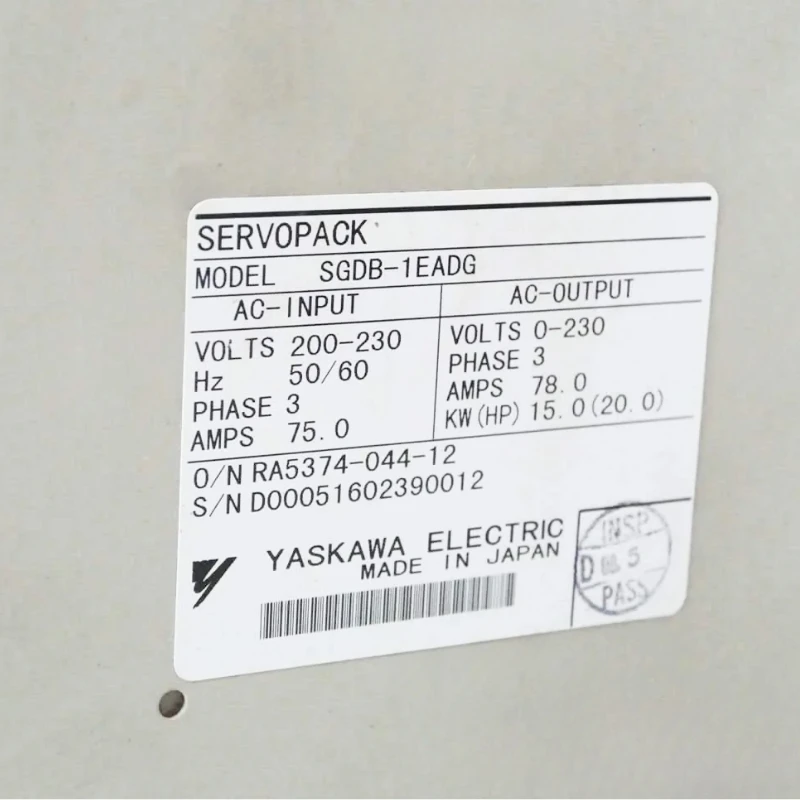 جديد في الصندوق Yaskawa SGDB-1EADG مضخم مؤازر شحن سريع #2