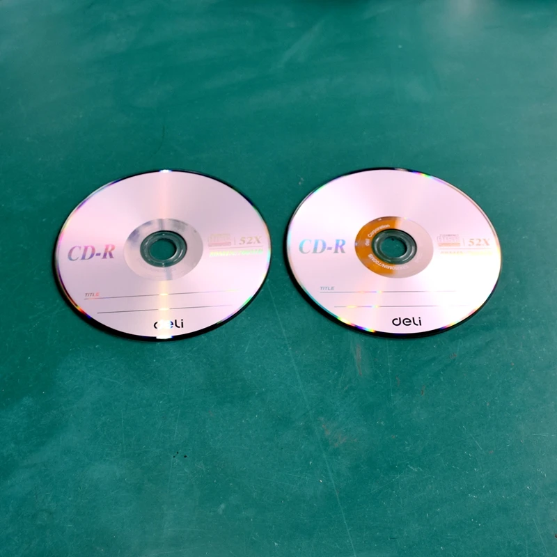 4 TEILE/LOS Deli 3725 CD-R Blank discs beschreibbare compact disc 700MB/80min/52x CD-R BLANK Discs einzigen Stück