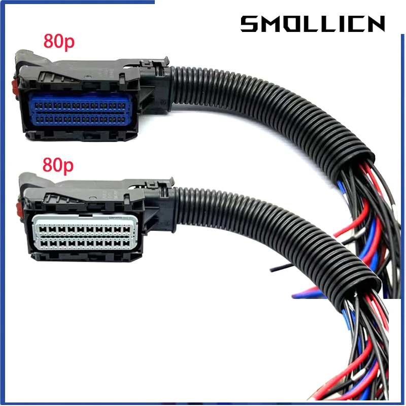 1/5 Sets 80 Pin 34566-0803 34566-0703 Molex Genuine Factory Plug For Car Wire Harness Socket With 25cm Cable