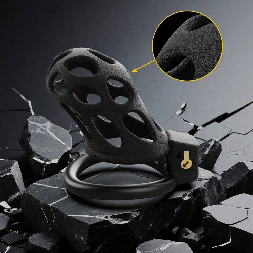 New Mamba Chastity Cage Small Lock Cuckold Lockdown Cock Lock Male Abstinence Escape Prevention Adult Erotic Sextoys For Men