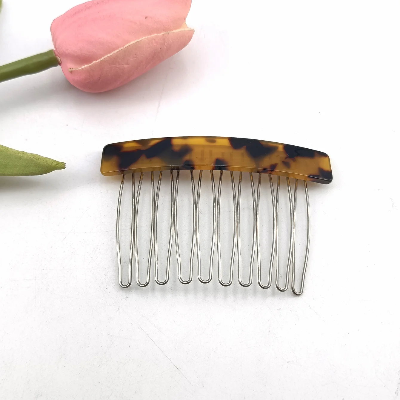 1/2 Stück Mittelgroßer 10-Zahn-Haarkamm-Clip für Damen, Haarstyling-Haarnadeln, Kopfschmuck, Schmuck, Pony- und Haarsträhnen-Kamm-Clip, Geschenke – Detail 16
