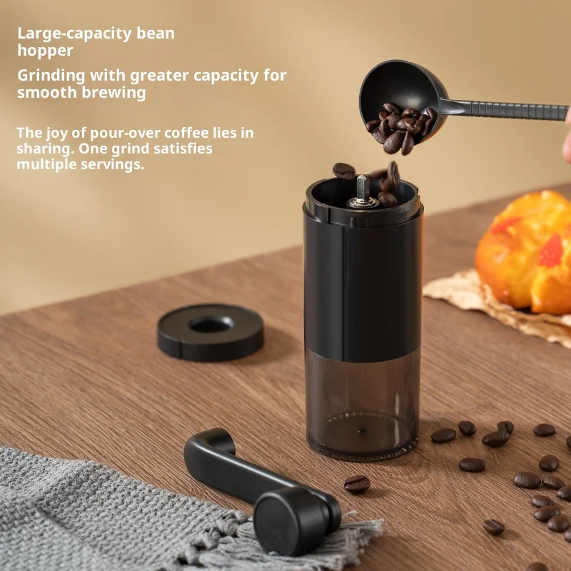

New Hand Cranked Coffee Grinding Device Portable lightweight Handheld Bean Mill for Home & Travel Manual Coffee Grinder 917