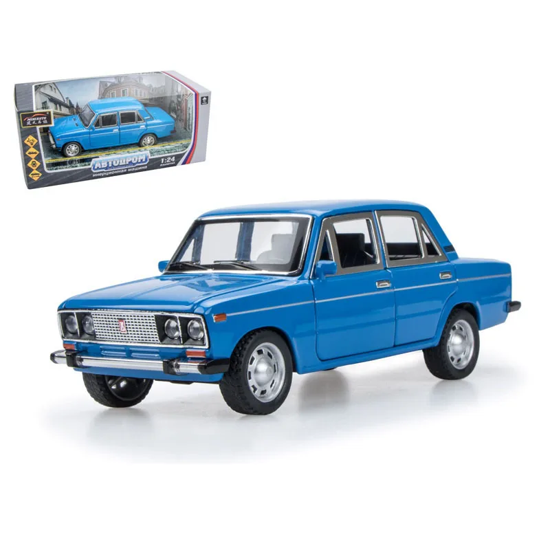 1:24 high quality alloy pull back LADA 2016 car model,6 doors open,simulation sound and light car toy,classic model ornaments