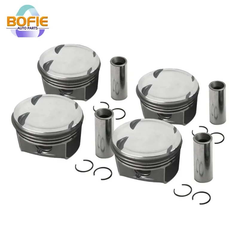 

4 PCS Piston with Rings and Pin 2710302217 for Mercedes Benz M271 950 W203 W204 CL203 S203 S204 CL203 C209 A209 W212