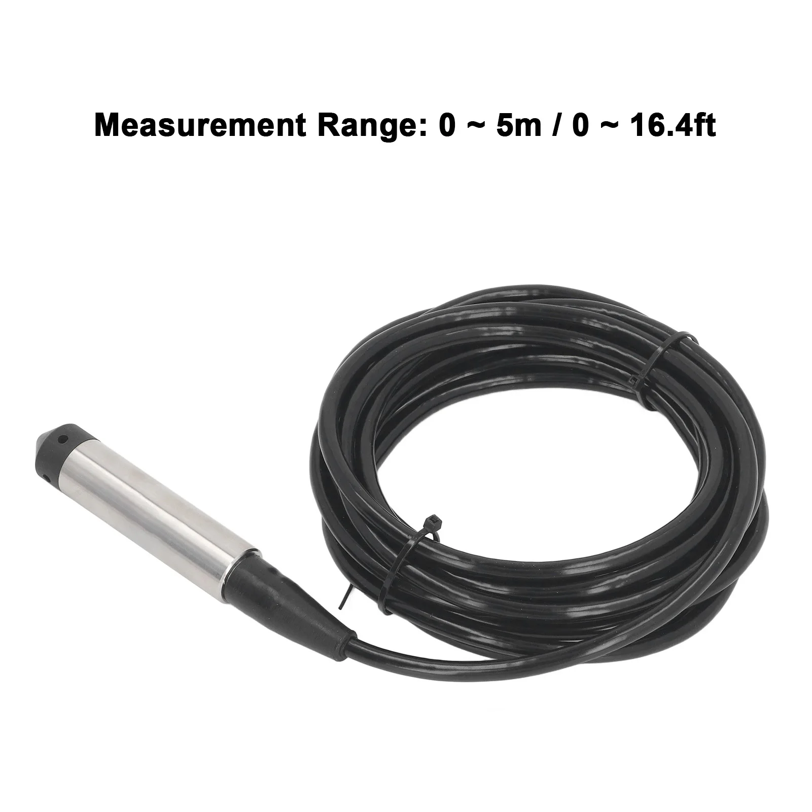 جهاز إرسال مستوى السائل جهاز إرسال مستوى السائل كاشف مستشعر المياه الغاطسة 4‐20mA DC12‐30V مسبار من الفولاذ المقاوم للصدأ