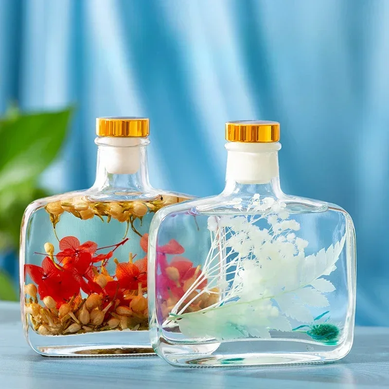 100ml Immortal Flower Aroma Oil Diffuser Sets Citrus Ocean Scented Hotel Reed Diffuser Set Bathroom Essential Oil Home Fragrance