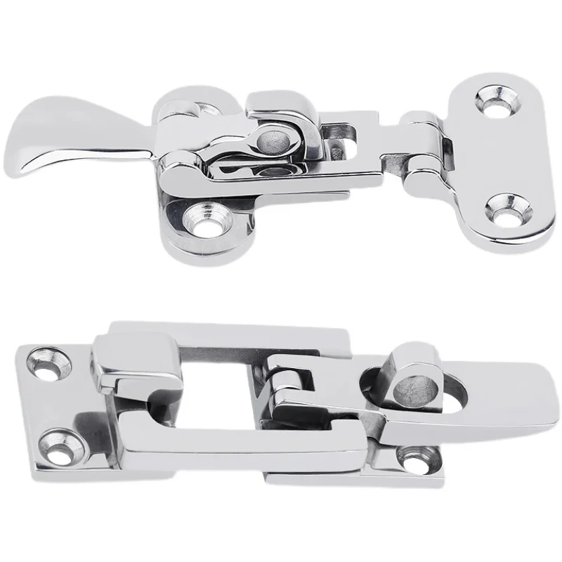 316 Stainless Steel Case Thickened Heavy Duty Marine Door  Padlock Buckle Yacht Accessories