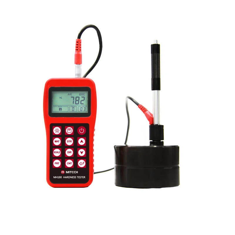 MH180ทดสอบความแข็งแบบพกพา leeb HL, HB, HRB, HRC, HRA, HV, HS Scale 170 ~ 960ความแข็งเมตร durometer
