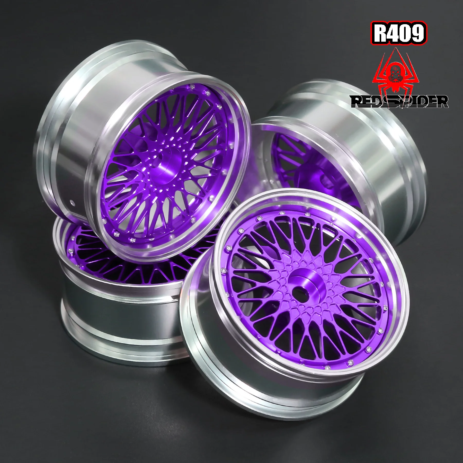 Opony i felgi metalowe do modeli RC 1/10, piasta 12mm Hex, do samochodów RC 1:10 On Road, Tamiya TT01 TT02 XV01 XV02 PTG-2 HSP HPI Kyosho