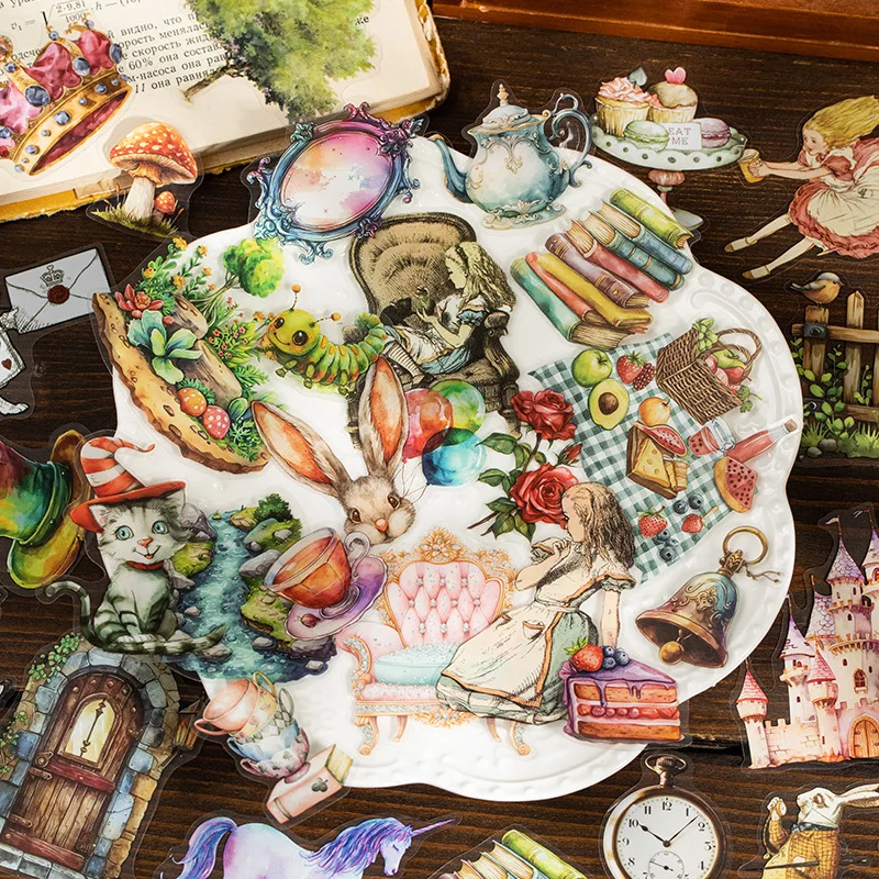 30pcs/lot Kawaii Stationery Stickers Nostalgia letterhead Diary Planner Decorative  Sticker Scrapbooking Journal DIY Craft