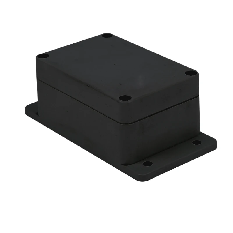 Black Plastic Power Supply Waterproof Box Security Monitoring Switch Box IP65 Terminal Junction Box ABS IP65 Protective Case
