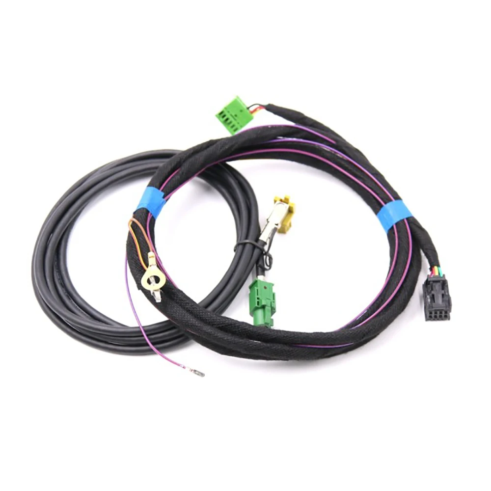 FOR Audi A3 A4 A5 B9 8W Q3 Q5 Q7 FY Audio CarPlay Android Auto AMI USB Music Smartphone Interface AUX-IN Cable wire Harness