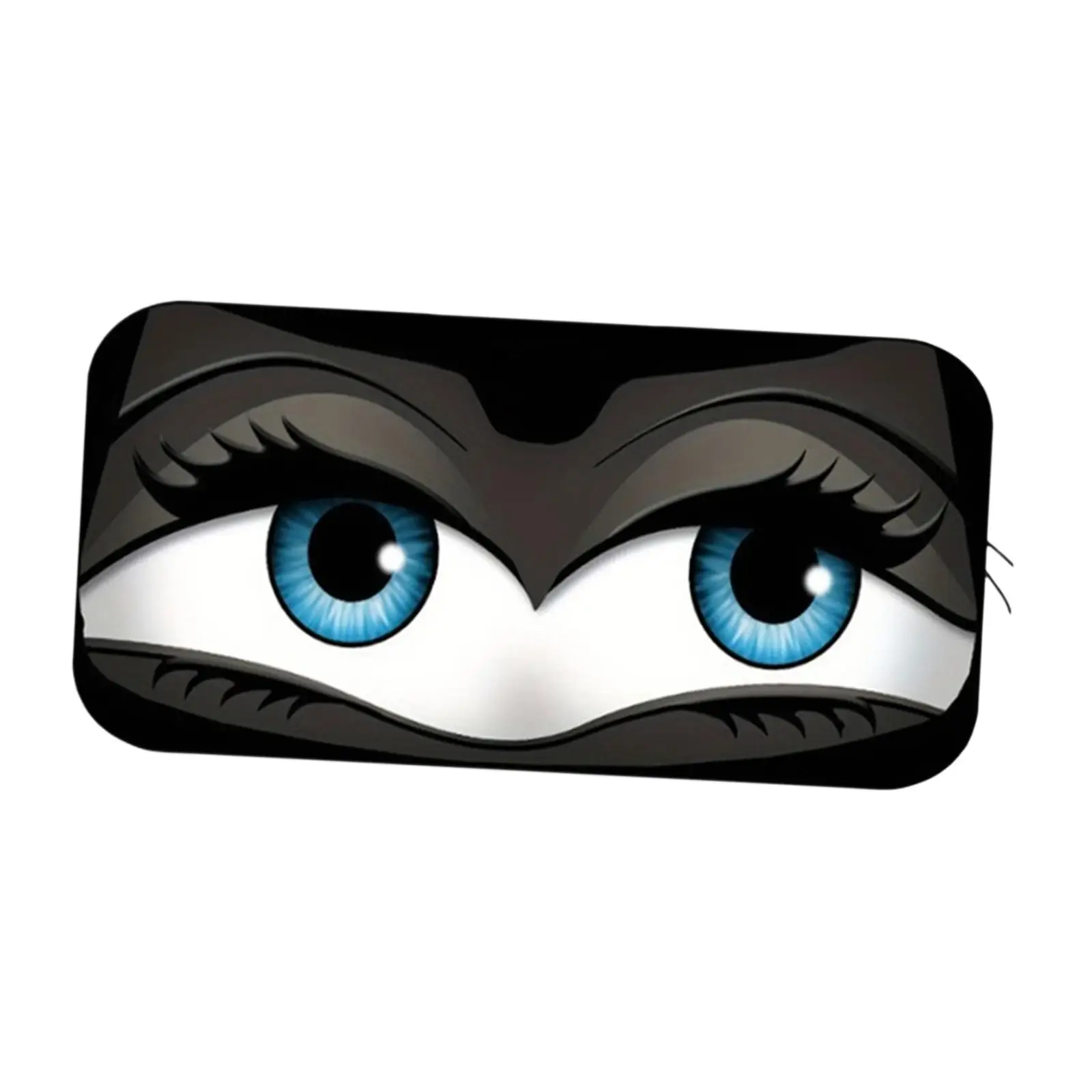 Windshield Sun Shade Easy Installation Black Fabric Funny Eyes Car Sun Visor Heat Shield for Universal Vehicle Cooling