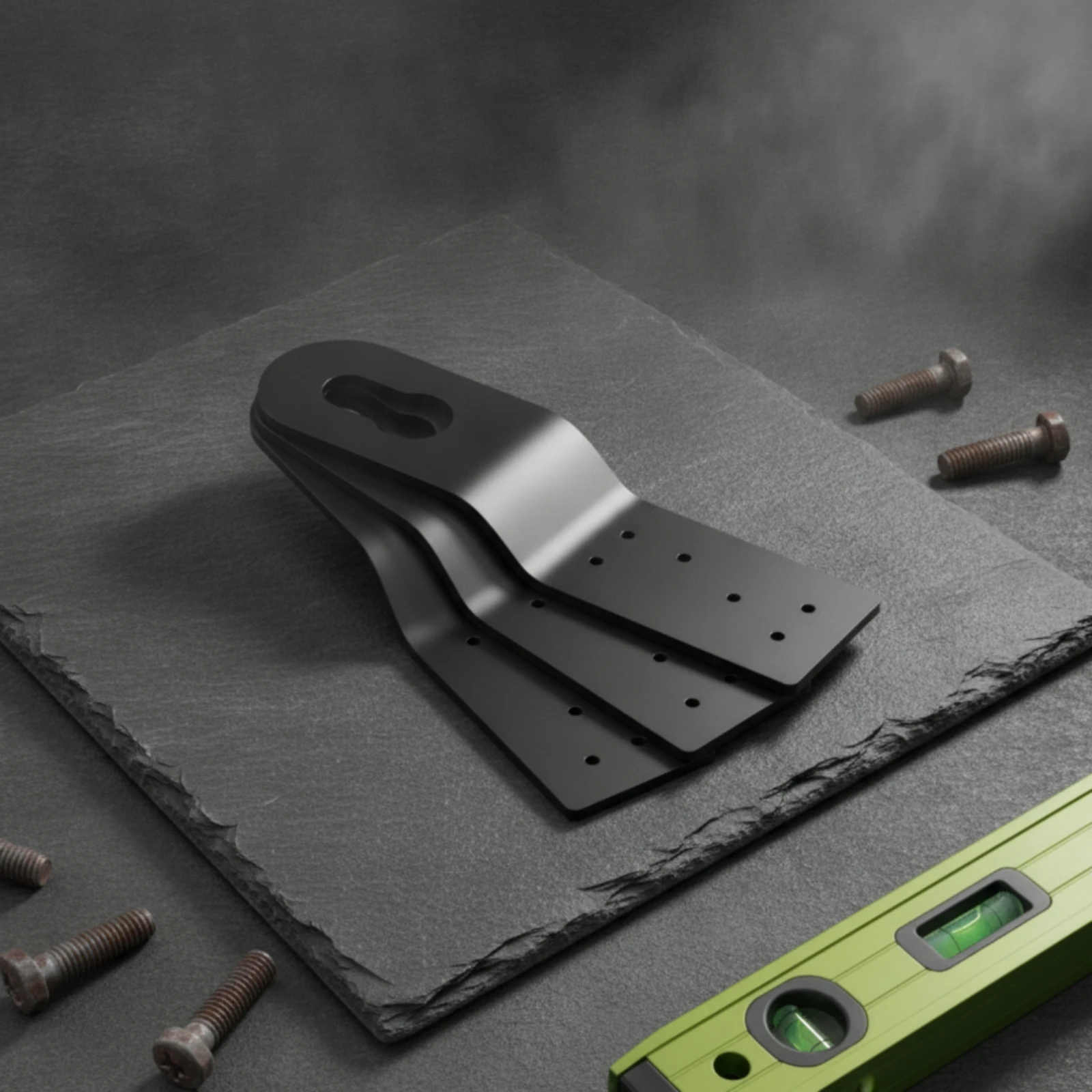 3 Pieces Roof Safety Anchor High-Strength Anchor Plate with Keyhole Hardware Long-Lasting Flat for Roofers, Wood-Frame Buildings