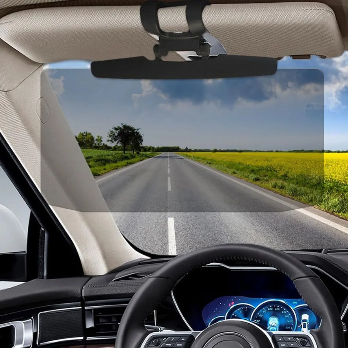 Safety Driving Day and Night Sun protection Anti-Dazzle Car Sun Visor Sun Shade UV Blocking Blocker Polarized Sunshade HD Vision