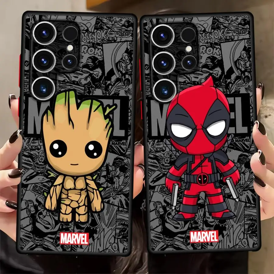 Marvel Groot Ironman Case for Samsung Galaxy S24 Plus Note 2