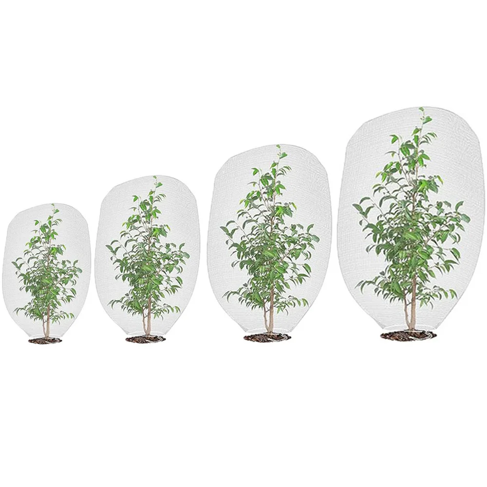 حديقة المعاوضة مكافحة الطيور الحشرات حاجز 60 شبكة الحشرات علة صافي النبات الفاكهة تنمو حقيبة حماية الخضار المعاوضة S M L XL 1 قطعة