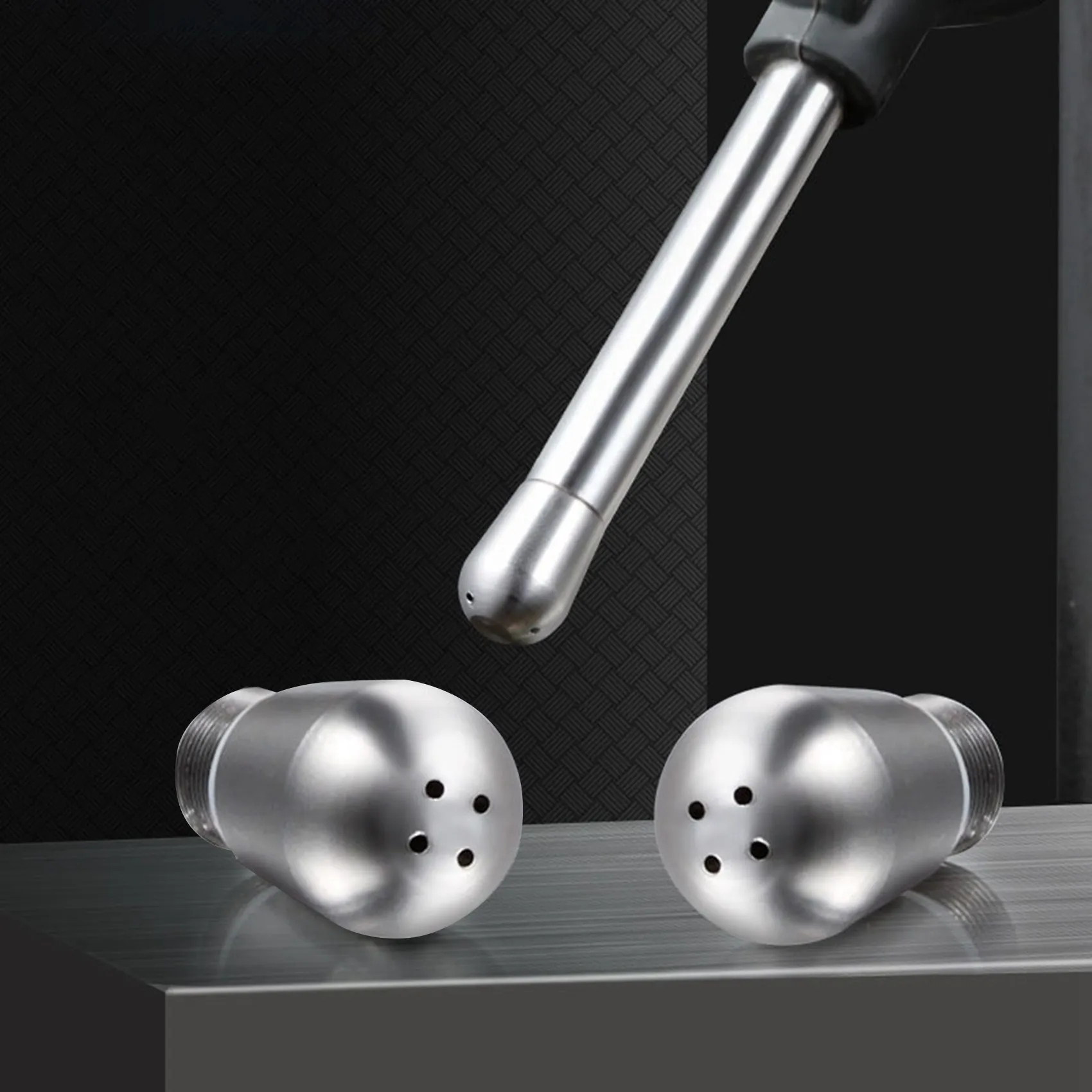 AT17 4 Holes Coffee Machine Steam Nozzle Accessories for Breville 870/878/880 Perfect Milk Foam for Barista