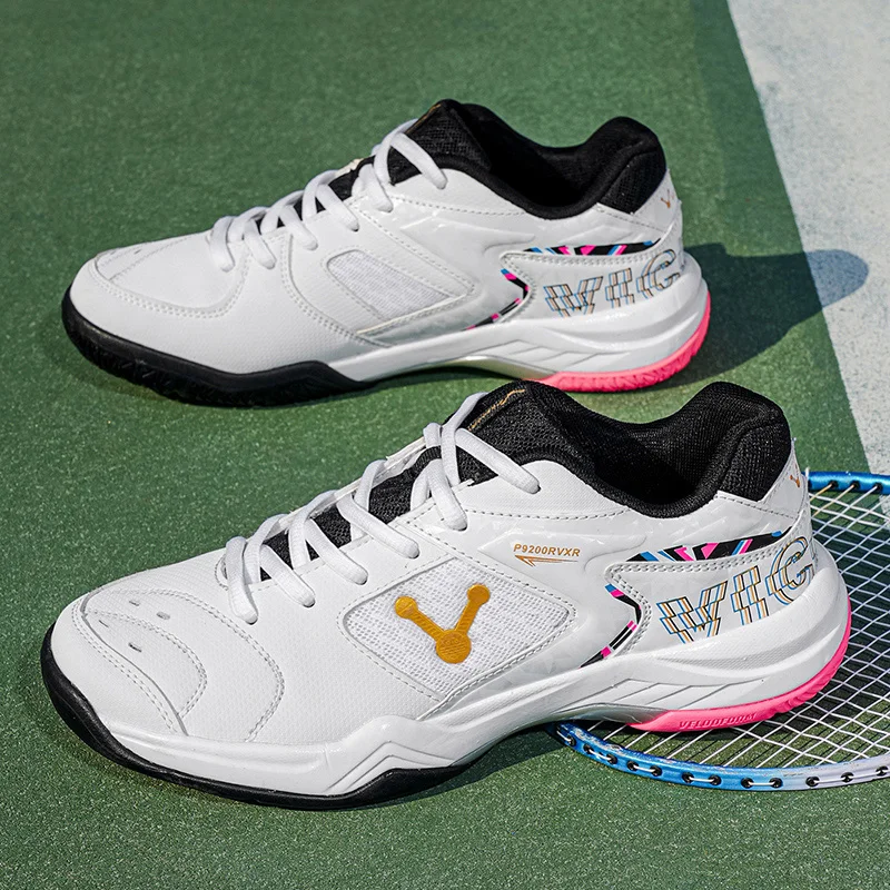 

Best Selling Badminton Shoes Men Women Comfortable Table Tennis Shoes For Unisex Leather Indoor Gym Shoes Anti-Slippery