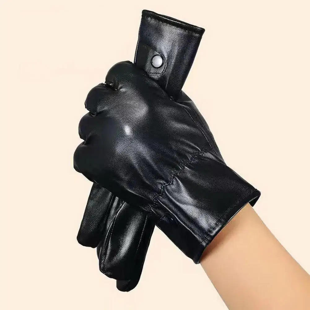 Sports Gloves 1 Pair Stylish Full Finger Thermal  Men Touch Screen Non-slip Motorcycle Gloves Costume Accessories