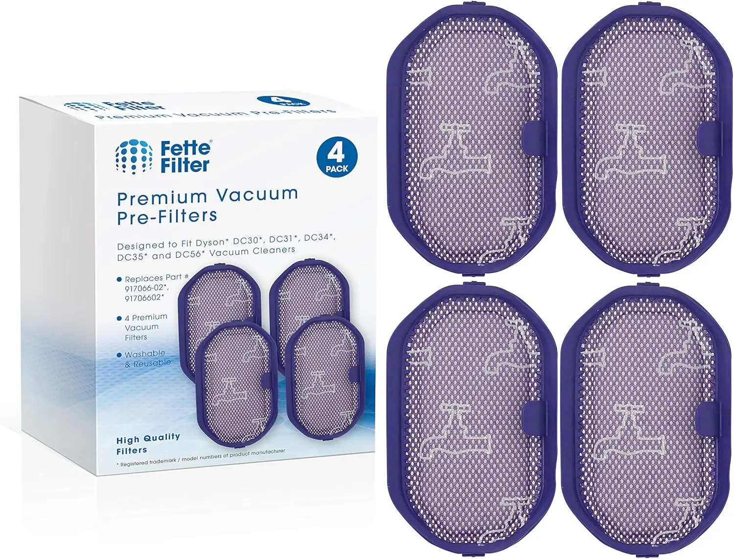 - 917066 -02 ตัวกรองสูญญากาศเข้ากันได้กับเครื่องดูดฝุ่น DC30, DC31, DC34, DC35, DC44 Digital Slim และ DC56 เปรียบเทียบกับไฟล์ล่วงหน้า