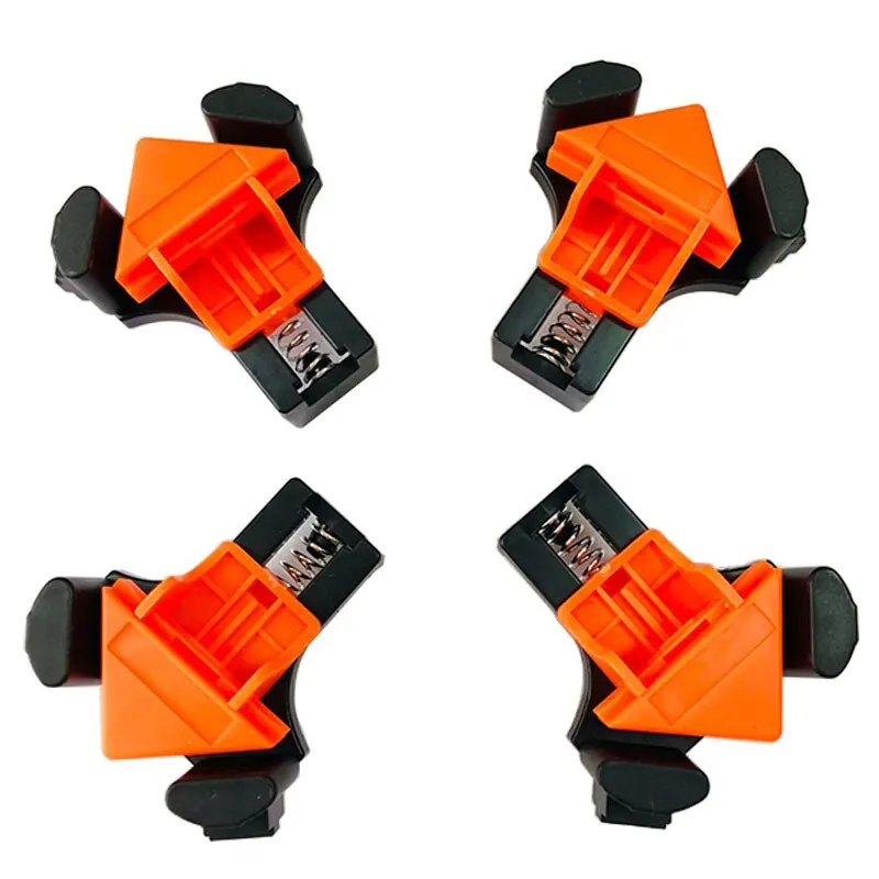 Home Tools Woodworking Angle Clamp Tool Set 90 Degrees Fixer Photo Frame Picture Frame ClampPunching Installer Hand Tool image 6