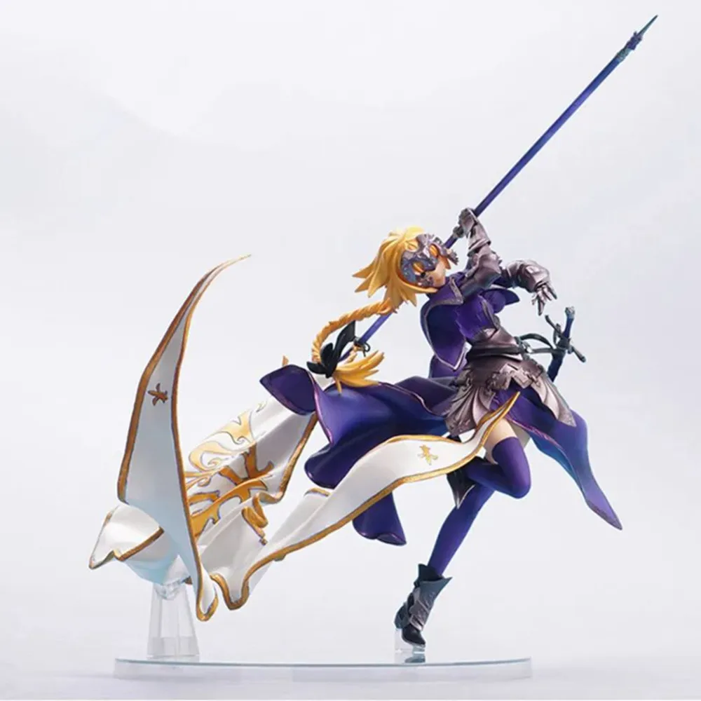 Fate/Apocrypha Jeanne D Arc Figurka akcji Anime Joan of Arc Flaga Model Lalki Dekoracja PVC Figurka akcji Figurki anime Zabawka dla dzieci