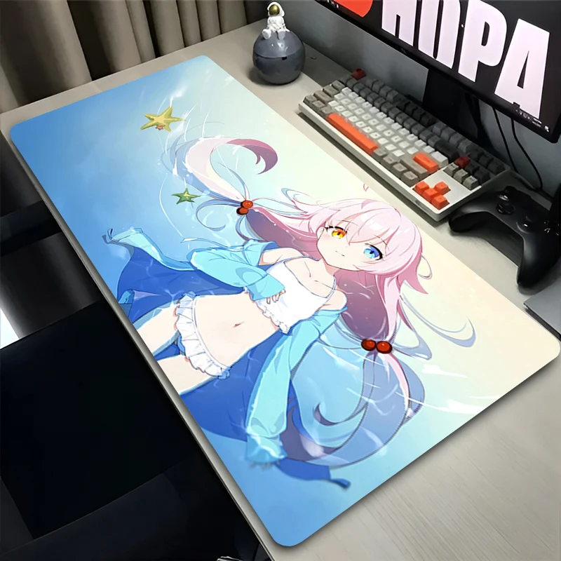 

Mouse Pad Office PC Gaming Accessories Keyboard Pad Anime Print HD Mousepad Laptop Blue Archive Takanashi Hoshino Desk Mouse Mat