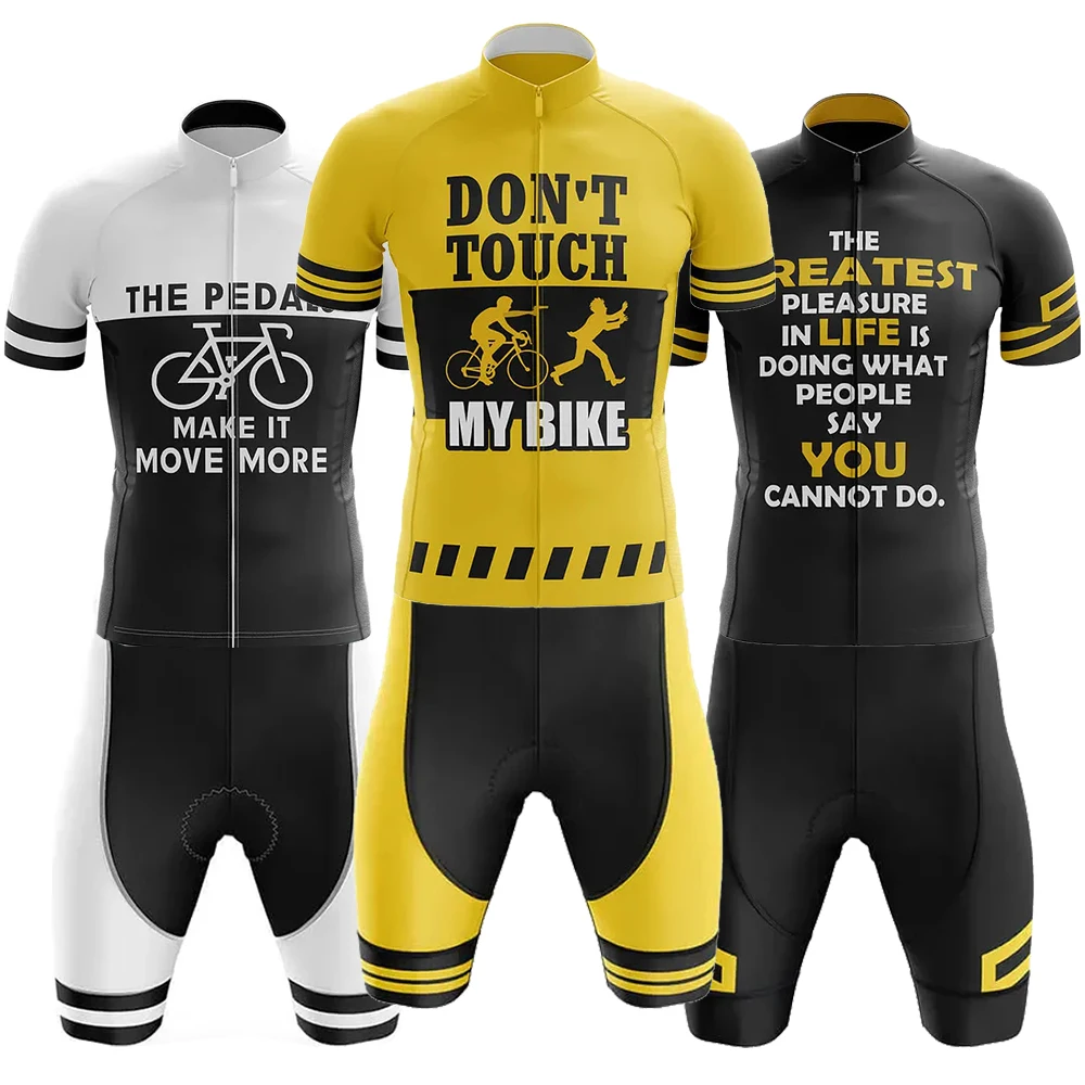 

Move More Men Велосипедный трикотаж без рукавов для шоссейного велосипеда Maillot in My Head Быстросохнущие шорты Ropa Ciclismo Комплект одежды для велосипеда