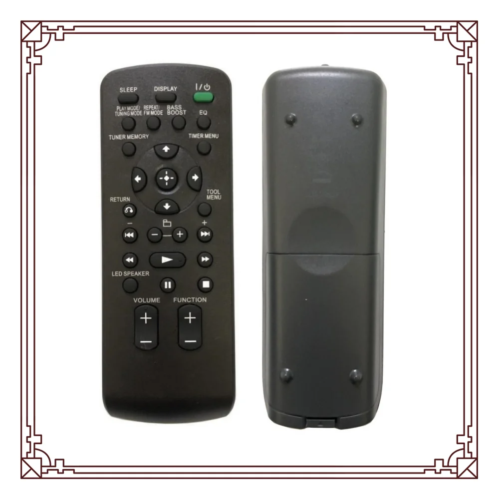 New remote control fit for SONY Micro Hi-Fi Shelf Stereo System RDH-GTK37IP  CMT-LX30IR HCD-LX50WMR HCD-BX77DBI