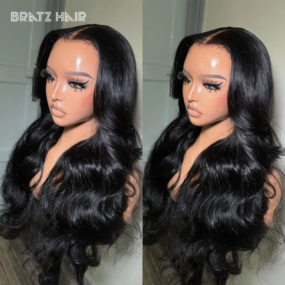 

Glueless Loose Wave Lace Frontal Wig 13x4 Pre Plucked Lace Front Human Hair Wigs 4x4 5x5 Lace Closure Deep Wave Wigs for Woman