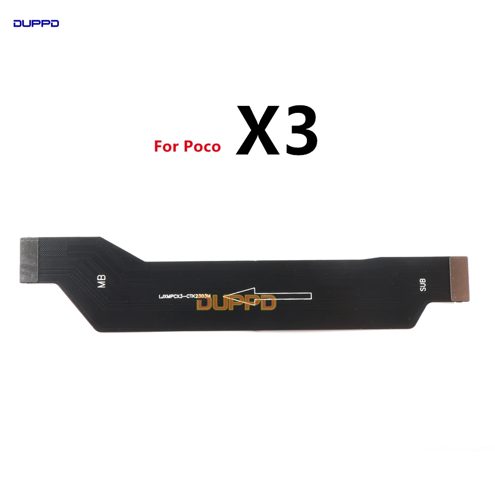 Mainboard Charging Flex Cable Connect Motherboard For Xiaomi POCO X3 Pro NFC X3Pro X3NFC Main Board Flex