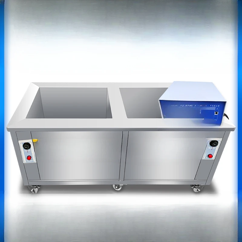 

Double tank ultrasonic cleaning machine, industrial grade one-piece cleaning tank, high-power ultrasonic cleaner cleaning