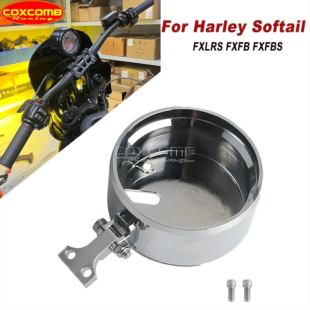 Gauge Mount Housing Bracket Motorcycle Speedometer Relocation Cover For Harley Softail Low Rider S 117 FXLRS 2022-2024 Accessory