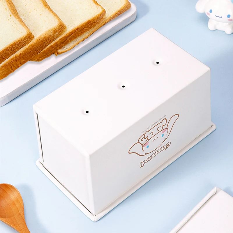 CHEFMADE Non-Stick Loaf Pan with Lid 450g Cinnamoroll Toast Bread Baking Mould for Cake Bread Baking