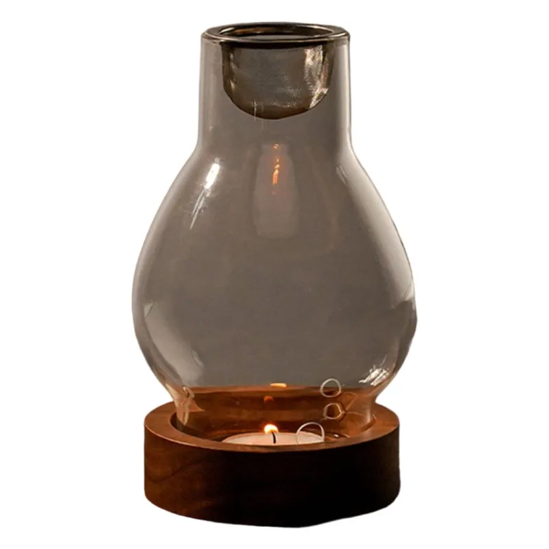 【RECOMENDAR】Large Vintage Aromatherapy Lamp Set Transparent Heat-Resistant Glass-Style Design