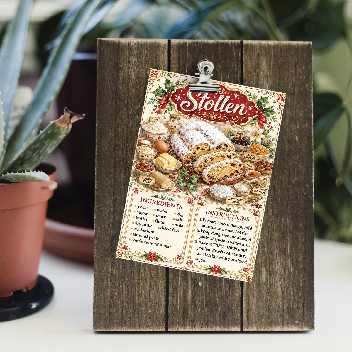 25 Stück Brotrezeptkarten, Geschenkkarten mit Bäckerei-Motiv, für Journaling, Scrapbooking, Collage-Kunst, Küchen- und Bäckerei-Dekoration, Grußgeschenkanhänger – Detail 3