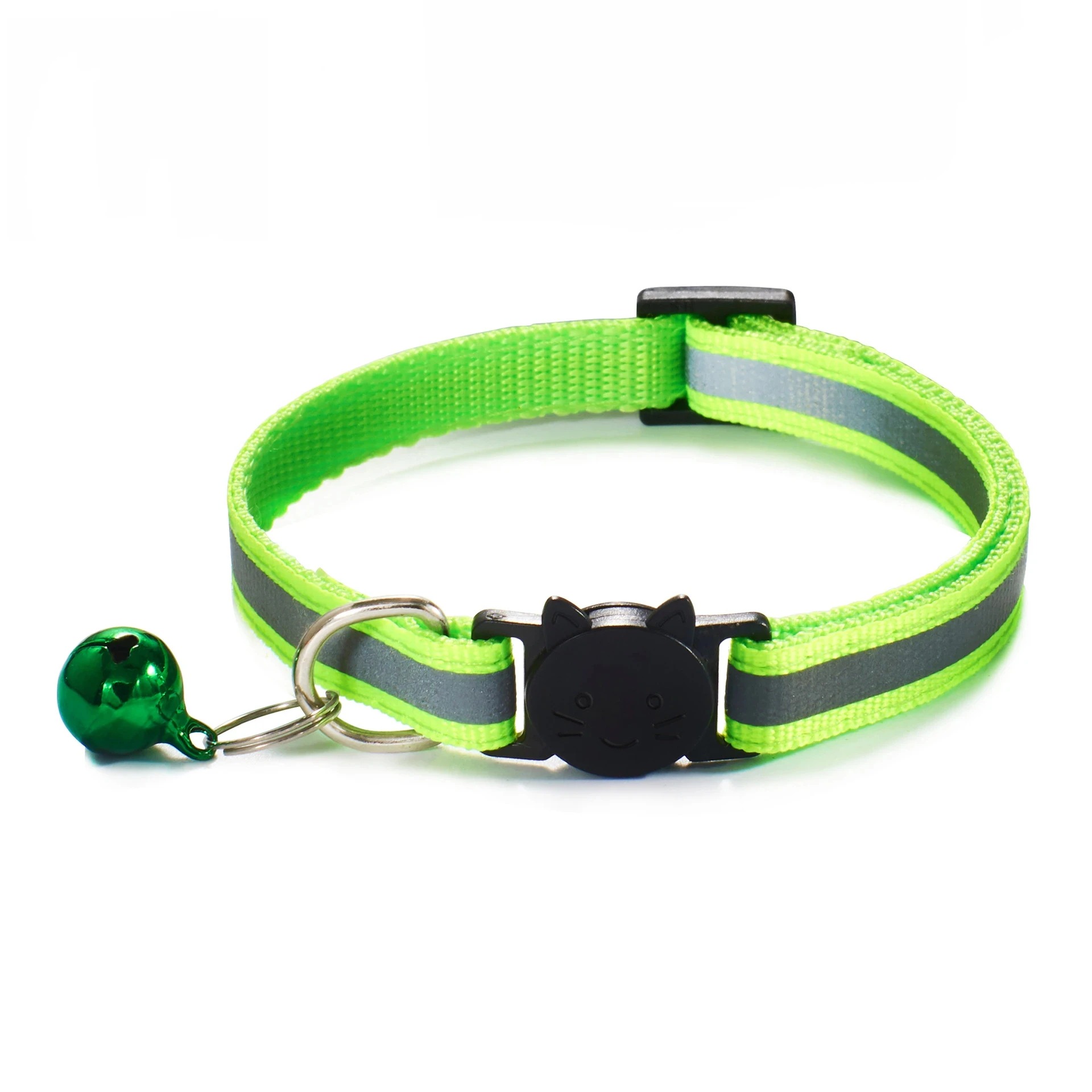 Individuelles Katzenhalsband, reflektierendes Katzenhalsband, kostenlos graviertes Haustier-ID-Namensschild für Welpen und Kätzchen, Halskette mit Glocke, Anti-Verlust-Halsband für Katzen – Detail 13