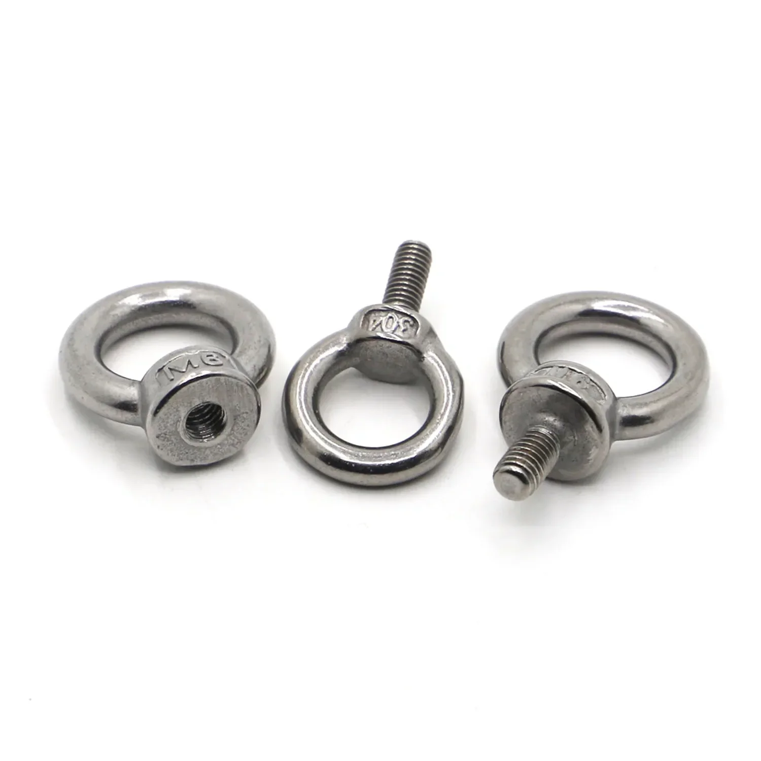 Lifting Rye Nuts/Screw Ring Eyebolt Ring Hooking Nut Screws M3 M4 M5 M6 M8 M10 M12 304 Stainless Steel