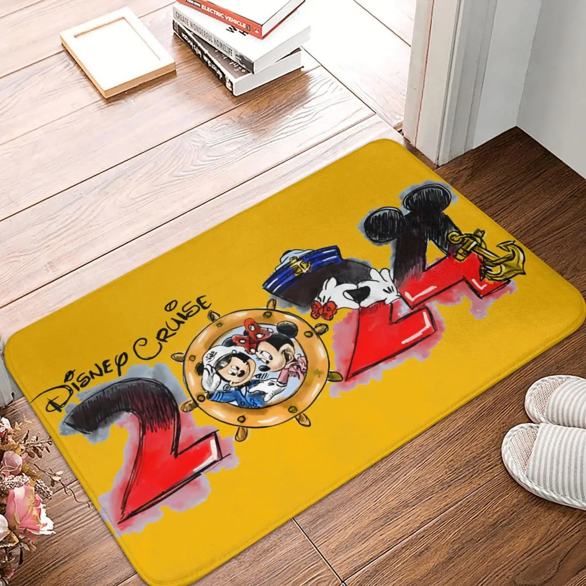 2024 Family Cruise Non-slip Doormat Kitchen Mat Dsney Cruise Line Floor Carpet Entrance Door Rug Home Decor