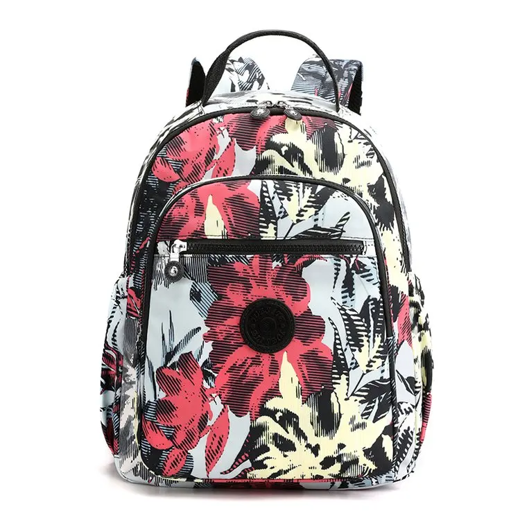 

Yueit Women's Nylon Bapa Casual Travel Double oulder Bag Faionable All-Match Mommy Bag Floral Print Street Sle