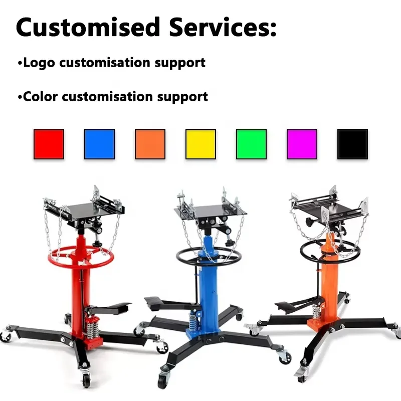 2026for Transmission Jack 0.5T 0.6T 1 Ton 1000kg Automotive High Lift Floor 2 Stage Vertical Hydraulic Telescopic