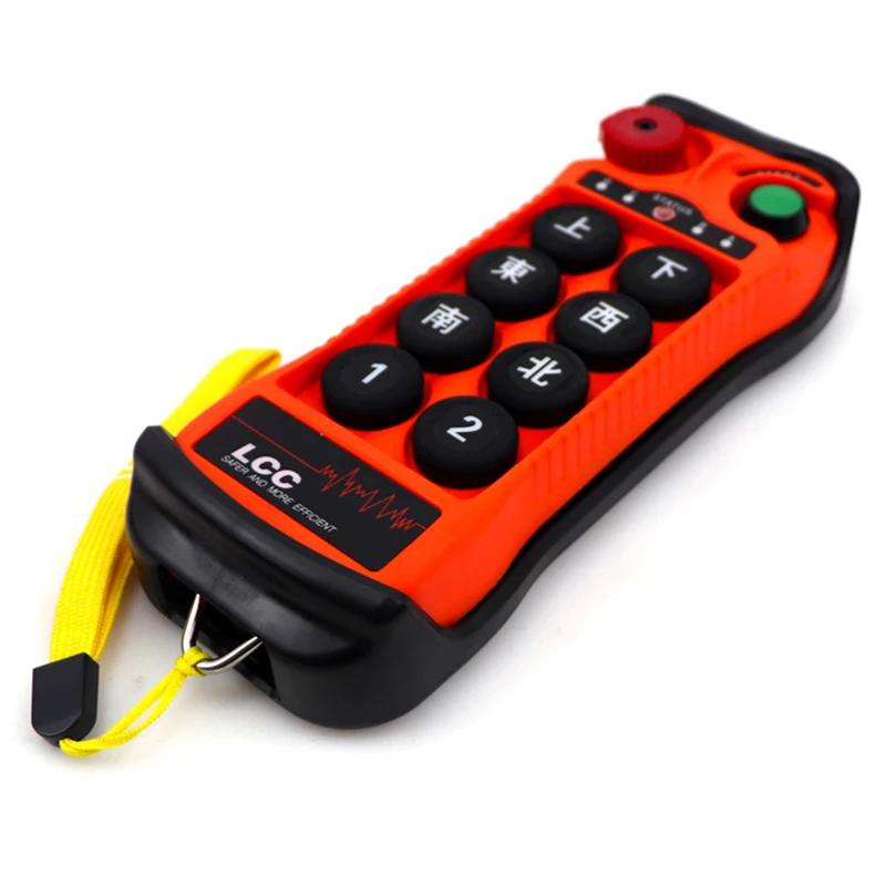 

Hot sale 24v 8 key Industrial Digital Wireless Remote Control on off Switch wireless 6 channel crane 12v crane remote control