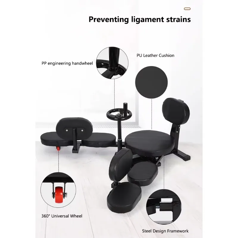Home Gym Leg Stretching Machine Yoga Pilates Exercise Thigh Flexibility Leg Split Stretcher