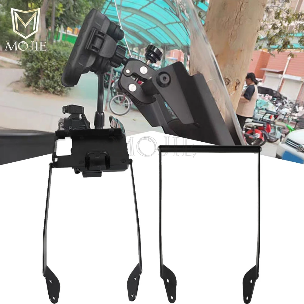 

Motorcycle Windshield Stand Holder Phone Mobile Phones GPS Navigation Plate Bracket FOR YAMAHA NIKEN 900 Niken900 2019-2020-2021