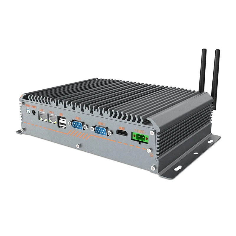 كمبيوتر Windows Win 11 الصناعي بدون مروحة كمبيوتر صغير بدون مروحة J1900 I5 7200U 1235U X86 Pc Mini Nuc بدون مروحة كمبيوتر صناعي مدمج