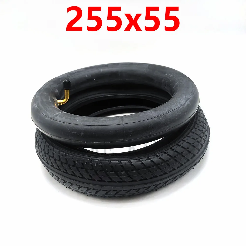 10 Inch 255x55 Inner and Outer Tyre 255*55 Pneumatic Tire for Children\'s Tricycle, Baby Carriage Accessories